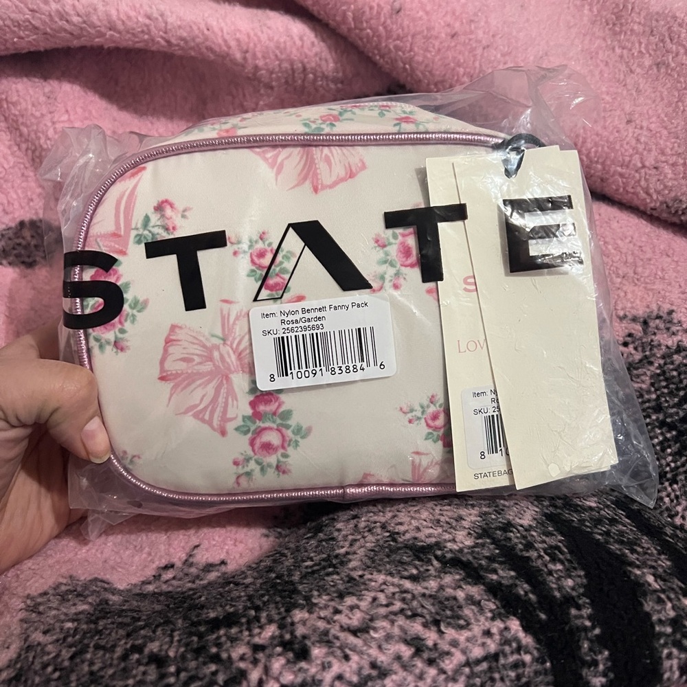 LoveShackFancy Pink Floral BENNETT Fanny Pack NEW